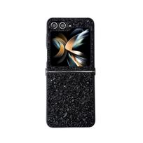 Naujas Samsung Z Flip 7 dėklas Galaxy Z Flip 7 FE, su blizgučiais, deimantinis telefono dėklas zflip7 juoda