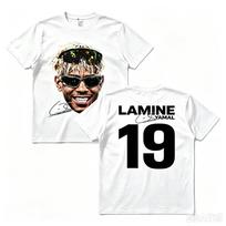 Lamine Yamal #19 Grafinis 2026 Ispanijos Futbolo Gerbėjo Marškinėliai Vasarinis Motociklininko Vaikų Marškinėliai 100% Medvilnė Unisex Vyriškas Moteriškas Marškinėlis Y2k Marškinėlis 5XL white