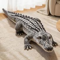 90cm Gyvas Krokodilo Pliušinis Žaislas Purus Įdarytas Gyvūnas Pagalvė Lėlė 3 Spalvų Milžiniškas Aligatorius Sofos Pagalvėlė Gimtadienio Staigmena Dovana 90cm