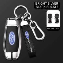 Cinko lydinio automobilio nuotolinio valdymo pultelio dėklas-dangtelis Ford Fusion Mondeo Mustang F-150 Explorer Edge 2015 2016 2017 2018 Automobilio priedai white