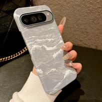 For Google Pixel 11 11 Pro 11 Pro XL 10 10 Pro 10 ProXL 9 8  Electroplated PC Wave Texture Magnetic Anti-Fingerprint Phone Case For Pixel 9 Pro