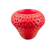 Plastic Fruit Flower Pot Self-Contained Realistic Succulents Planter  Placement Easy Strawberry red