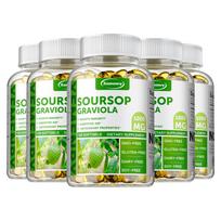 Xemenry - 1000mg Soursop Dietary Supplement - Digestive and Respiratory Health 120*5