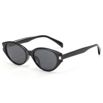 TR90 frame cat-eye sunglasses, unisex polarized sunglasses for street photography A1 gray