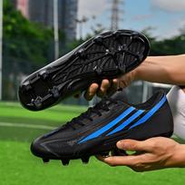 F50 Unisex Low-Top Football Shoes with Long Spikes for World Cup Training on Grass 44 black