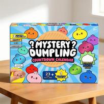 Kawaii Koldūnų Squishy Kolekcionuojami daiktai Advento kalendorius Koldūnas Lėtai kylantis Streso mažinimo Sensorinis rinkinys Stalo dekoras Žiemos šventės Žetonai