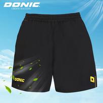 Donic Unisex Stalo Teniso Žaidimo Šortai - Sportinė Apranga M juoda