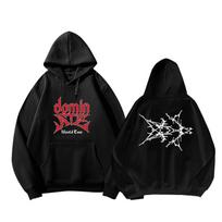 Stray Kids dominATE World Tour Hoodie Kpop Fan Merch Unisex Casual Pullover Sweatshirt Winter Warm Y2K Streetwear Fashion Clothing Tops XXXL black