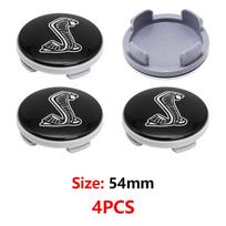4 vnt. 54 mm automobilio ratlankio centriniai dangteliai Ford Focus Mondeo Mustang Fiesta Kuga MK2 Everest Escape MK3 MK4 priedams gray