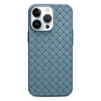 Prabangus itin plonas, kvėpuojantis silikoninis audimo tinklelio TPU telefono dėklas, skirtas „iPhone 14 13 12 Pro Max“ dangteliui, pintas tinklelis, minkštas pagrindas For iPhone14 Pro Max