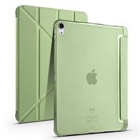 Skirtas iPad Air 2024 M2 dėklui PU odinis minkštas galinis stovas Išmanusis dangtelis skirtas iPad Air 11 2024 Air 4 5 6 kartos dėklas su pieštuko laikikliu For iPad Air 4 mėtų žalios spalvos