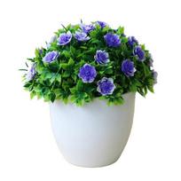 Nešiojami gėlių bonsai vazoniniai dekoro reikmenys, ilgai išliekantys violetinė