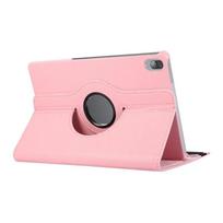 Dėklas For Honor Pad X8a X 8a 360 laipsnių besisukantis PU odos stovas dėklas For Honor Pad X8a 11 colių 2024 planšetinio kompiuterio dangtelis Coque HonorPad X8a 11 inch rožinė