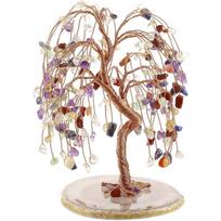 Krištolinis pinigų medis Natūralus gydomasis ametistas/lazuritas Apversti brangakmenių akmenys Pinigų medis, Feng Shui ornamentai Namų dekoravimas turtui ir sėkmei 7 Chakras ametistas