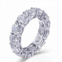 Eternity 925 svaras sterlingas sidabro sužadėtuvių vestuvinių žiedų rinkiniai moterims nuotakos princesės pjūvio deimanto pažadų vakarėlio papuošalai dovana 5 white