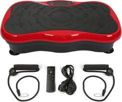 Extralink Moonwalk Spin Move Platofrma Wibracyjna do Cwiczen Fitness 200W czerwona