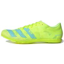 Adidas Distancestar Spikes Professional Comfortable Slip-Resistant Durable Supportive Low-Top Long Distance Running Shoes Unisex Running Shoes FW2236 45⅓ yellow