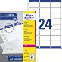 Avery Zweckform L7159-100 - Baltas - Stačiakampis - Nuolatinis - DIN A4 - Vokas - Popierius