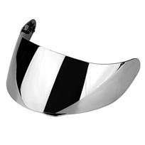 Motorcycle Wind Shield Helmet Lens Visor Shield Full Face Fit For AGV K1 K3 SV K5 Silver-plated gray