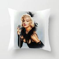 Marilyn Monroe Pagalvės užvalkalas Dekoratyvinis Poliesterio Sofos Mėtymo Pagalvės Užvalkalas Retro Moterys Super Žvaigždės Pagalvės Užvalkalas Namų Dekoras 45X45CM 16x16Inch