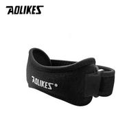 Aolikes Knee Brace Support 1Pcs For Arthritis ACL Running Basketball Sports Patella Strap Meniscus Tear Relief Athletic black