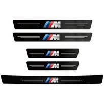 Karštas 2025 1/4/5 vnt. Automobilio durų slenksčio apsauginė plokštelė Dekoracija Anglies Pluošto Lipdukai BMW M G11 E48 Serijai G07 G06 G02 G01 F48 F39 G42 G26