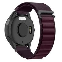 20mm 22mm Alpine Loop Nailono Dirželis Garmin Forerunner 265 165 55 965 570 970 Laikrodžio Apyrankė Garmin Active6-5/Venu 4/3 Diržas Garmin Venu 3-2 vyno raudonos spalvos