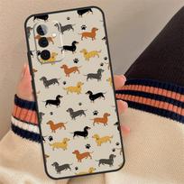 Takso šuo Dešrainis Šuo Dėklas Skirtas Samsung Galaxy A16 A26 A36 A56 A55 A35 A15 A52 A32 A12 A53 A33 A13 A14 A34 A54 A17 Samsung A73 5G