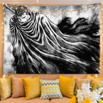 Anime Wallpaper Berserk Sleeve Art Wall Decoration for Bedroom Living Room Home Decor Guts Graphic tapestry 74x94cm(29x37in)