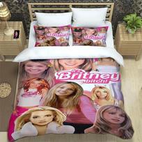Antklodės užvalkalas Britney Spears Pagalvės užvalkalas Lovos patalynės komplektas Suaugusiam Berniukui Mergaitei Miegamojo Dekoravimas Vaikų Dovana Viengulis Dvigulis Didelis Dydis 135x200cm