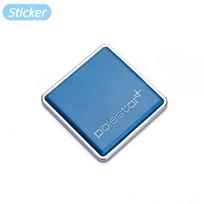 3D Metalinė Automobilio Priekinė Grotelė Galinės Bagažinės Emblema Ženklelis Priedai Polestar-Sticker gray