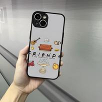 Friends TV Shows Central Perk Coffee Phone Case For Iphone 17 16 15 14 13 12 Pro Max Xr Air Plus Skin Feel Black Hard Shell Cove iPhone 14 Pro Max