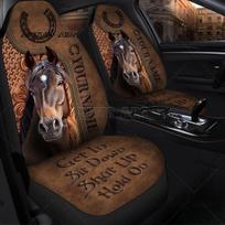 Arklys Naujas GM Sėdynės Užvalkalas Gyvūnas Tinka Daugumai Automobilių Spausdinti Sėdynės Pagalvėlės black