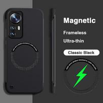 Originalus dėklas be kraštų telefonui Xiaomi 12 Pro 12S Pro 12T Pro 12S Ultra 12X 5G, magnetinis, kietas PC, plonas, prabangus galinis dangtelis Xiaomi 12S