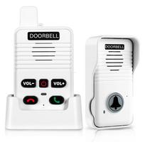 Wireless Voice Duplex Intercom Doorbell with Rechargeable Battery House Home Audio Intercom System Doorbell for Factory Office