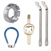 WUDQIJI 5-piece set, bicycle spoke wrench, tire lever, bike repair