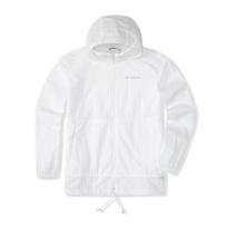 Columbia Vienspalvė Lauko Sporto Dviratininko Striukė su Gaubtu, Apsauga nuo Vėjo ir UV (UPF50+), Vėsinanti Vyriška Striukė Balta WE1348-100 XL white
