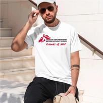 Medecins Sans Frontieres Gydytojai be sienų MSF draugai 2026 Nauja mada Sunkus karštas pardavimas Retro spausdintas raštas F L beige