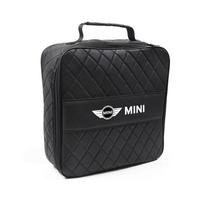 Automobilinė odinė laikymo krepšys Didelės talpos Automobilio bagažinės rankinė MINI WORKS Cooper JCW Countryman Clubman Cabrio Paceman Coupe R56 btrme66 gray