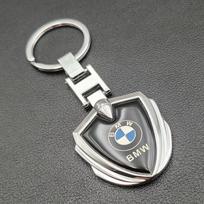 Anglies Pluošto Metalo Automobilio Logotipas BMW Raktų Pakabukas Raktų Žiedas BMW E30 E39 E36 E46 E60 E90 E91 F10 F20 F30 F40 X1 X2 X3 X5 X6 Priedai cybf04 gray