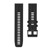 Silikoninė apyrankė Garmin Fenix 7X 7 7S 6 6X Pro laikrodžiui Dirželis Fenix 5X 5S Plus 3HR 945 935 riešui 20 22 26mm QuickFit 26mm Quickfit juoda