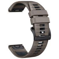 20 mm minkštas silikoninis dirželis QuickFit juosta, skirta Garmin Fenix 8 43 mm 7S Pro 6S 5S S70 42 mm laikrodžio apyrankė, skirta Descent Mk3 Mk3i 43 mm Mk2S QuickFit 20mm gray
