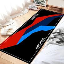 Motociklo kilimėlis, neslystantis garažo grindų kilimėlis motociklo parkavimui, sugeriantis, lenktynių/langelių/Ready To Race stiliaus, motociklo kilimas 40cm x 120cm blue