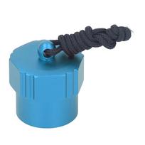 Din Diving Dust Cap Aluminum Alloy Universal Threaded 1st Stage Dust Protective Cover For Scuba Diving Regulator Blue mėlyna