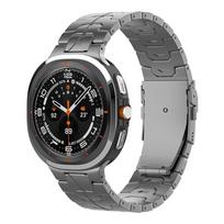 Lightweight Titanium Strap for Samsung Galaxy Watch Ultra 2 47mm 2025 Metal Bracelet Band for Galaxy Watch 9 8 Classic 40mm 44mm 46mm Watchband watch8/9 40mm 44mm 46mm pilka