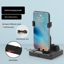 Portable Phone Auto Swing Shaker Silent Automatic Step Walker Holder Adjustable for Most Smart Phones Gift for Fitness Lovers A3