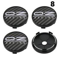 1 rinkinys/4 vnt. 58MM/60MM/63MM/65MM Dangtelis ratlankiams OZ logotipas Ratlankio centrinis dangtelis Sportinio automobilio ratlankio apdanga Stebulės dangteliai (as the picture,No.2   OD 60   ID 55)