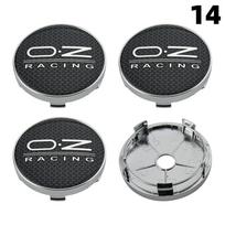 1 rinkinys/4 vnt. 58MM/60MM/63MM/65MM Dangtelis ratlankiams OZ logotipas Ratlankio centrinis dangtelis Sportinio automobilio ratlankio apdanga Stebulės dangteliai (as the picture,No.2   OD 60   ID 55)