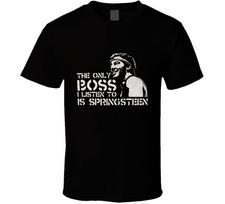 The only Boss I listen to is Springsteen-Bruce t-shirt M white