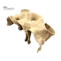 Viewing Angle Aquarium Cave 3D Printed Fish Hideout Natural Tunnel Pleco Decor Loach And Catfish Hiding Spot under Gravel for Cichlid Clown M